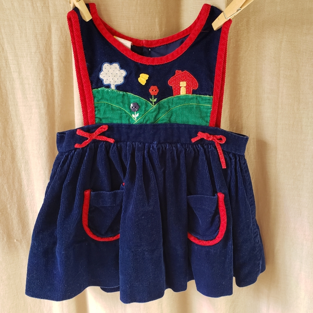 Girl's corduroy jumper